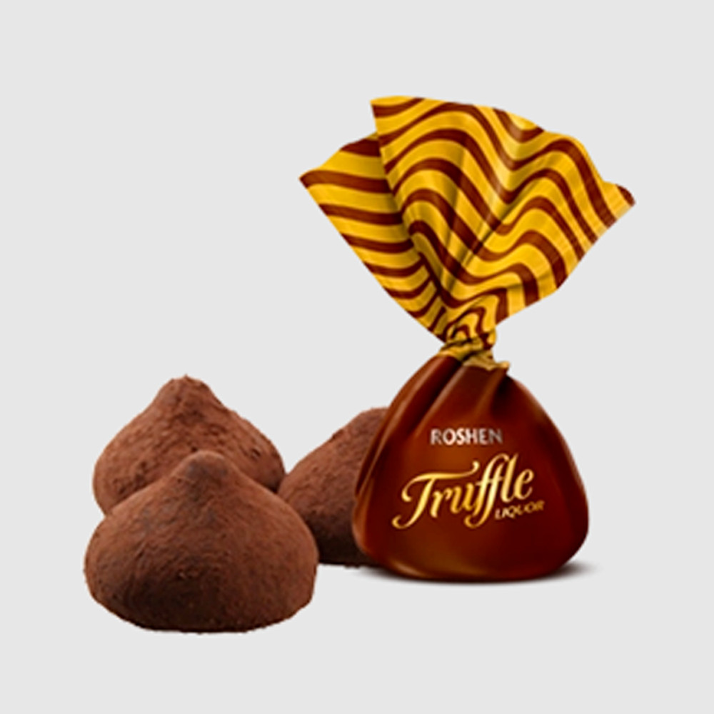 «ROSHEN» “Truffle” EXCLUSIVE chocolate candy with Liquor- 200g