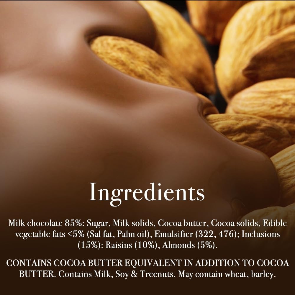 Galaxy Fruit & Nut Chocolate Bar | Rich, Creamy & Nutty 52g (Pack of 8)