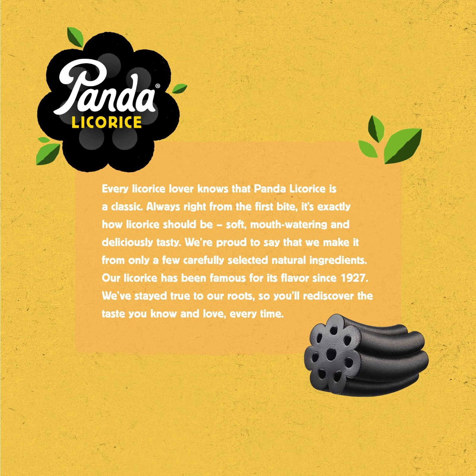 Natural Soft Black Licorice Candy | Vegan, Non-GMO, Fat-Free | 20 Bars, 32g Each