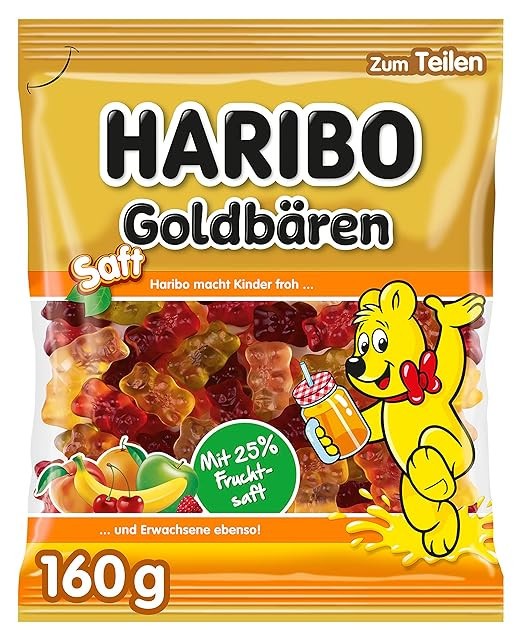 10x Haribo Fruit Juice GummyBears Sweets Candy 160g – Ships from Germany!