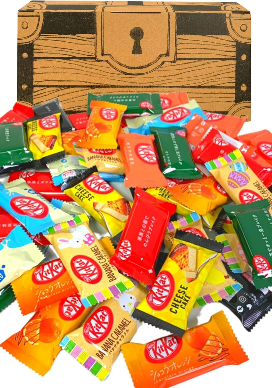 Japanese KitKat Assorted Chocolate Set 50 Pieces 5 Flavors Gift Box YK1094