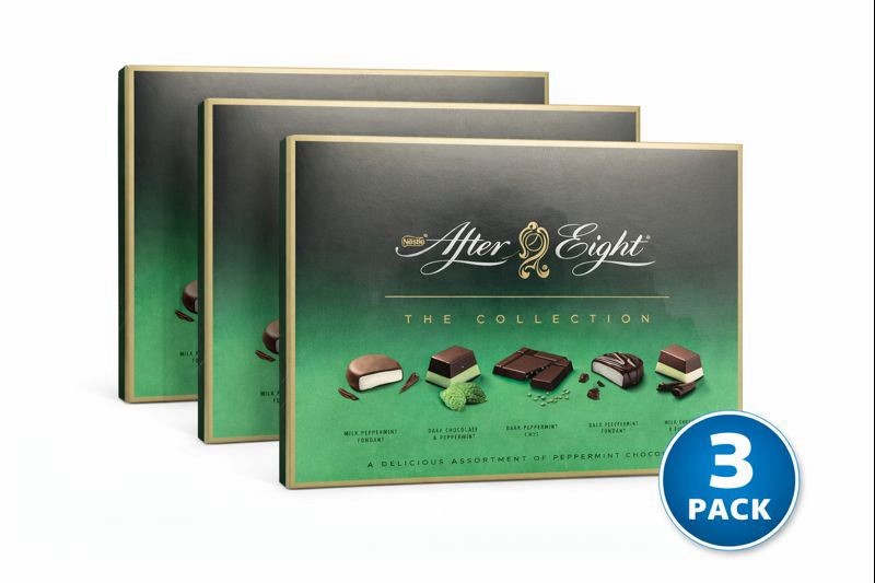 3x After Eight The Collection Peppermint Chocolates Gift Box Mint Exp 07/2026