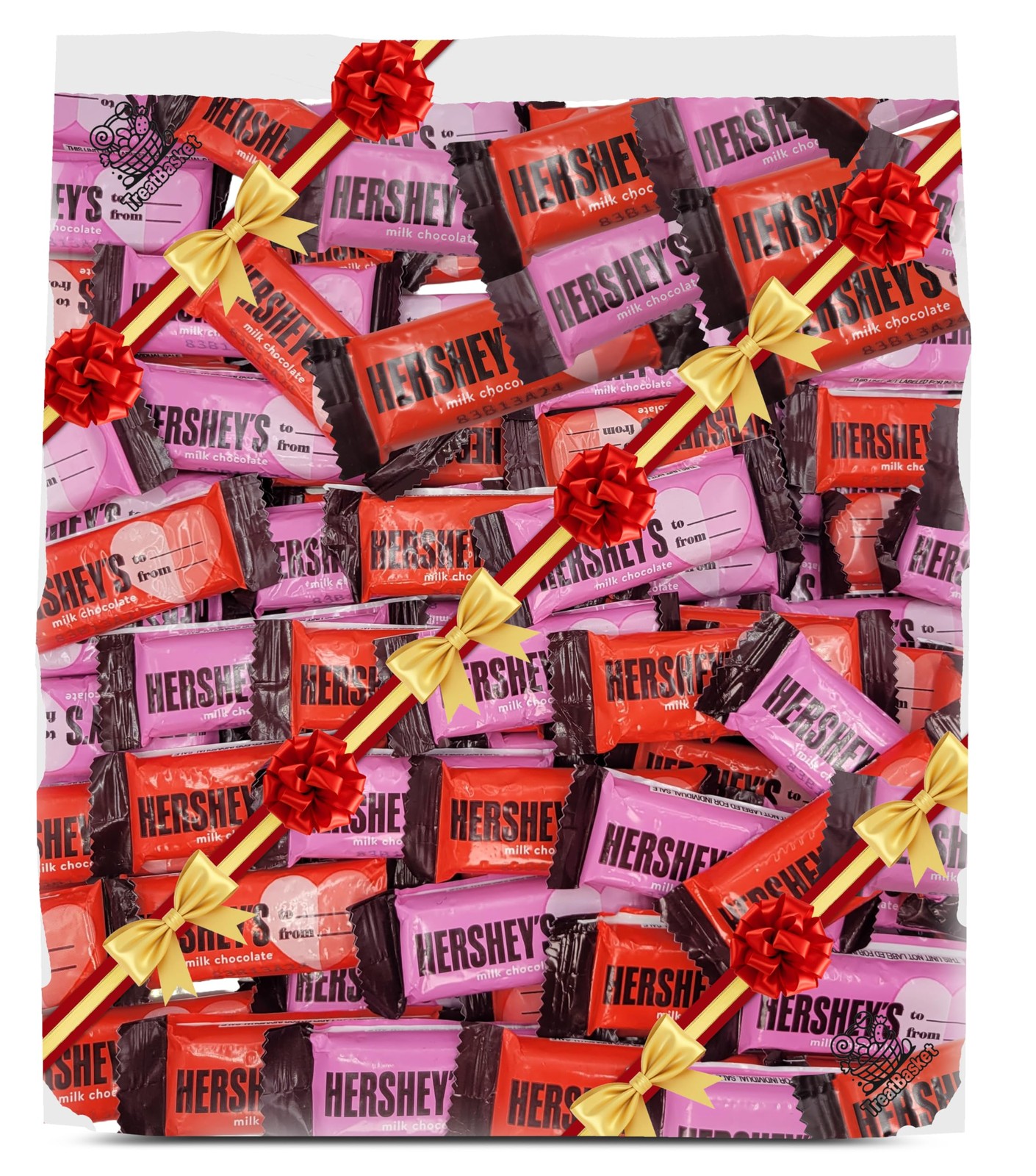 Mothers Day Milk Chocolate Snack Size Bars – 2 lb (Approx. 45 Pcs) Bulk Bag -…