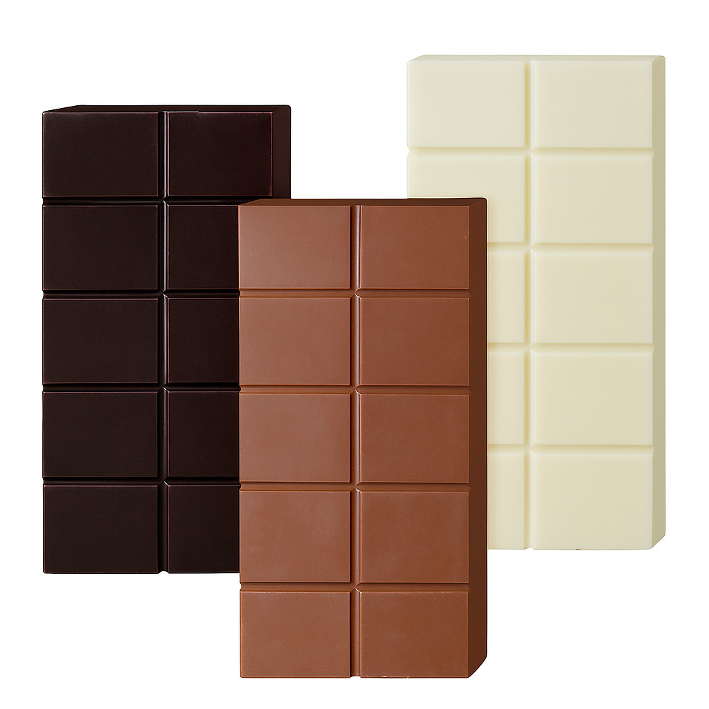 Dubai Chocolate Bar Variety 3-Pack – Dark, Milk, White Pistachio Kunafa (21oz)