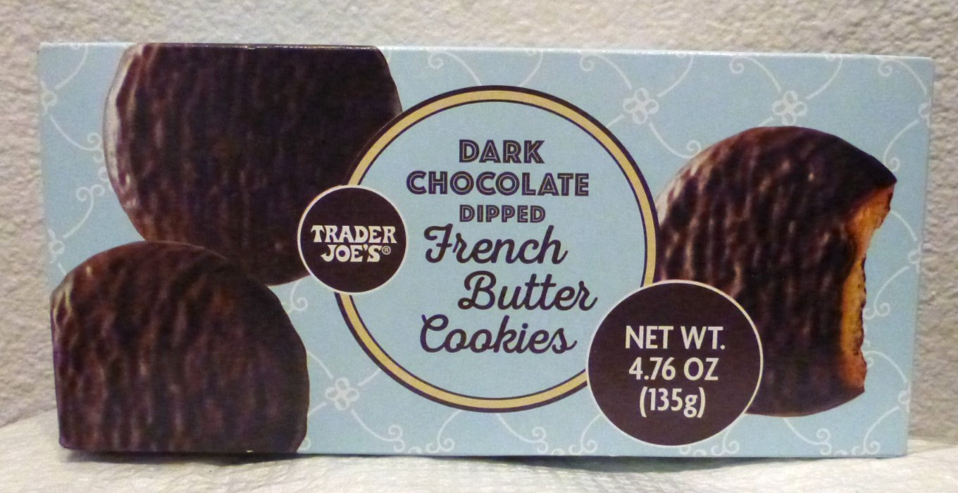 Trader Joe’s Dark chocolate Dipped French Butter Cookies