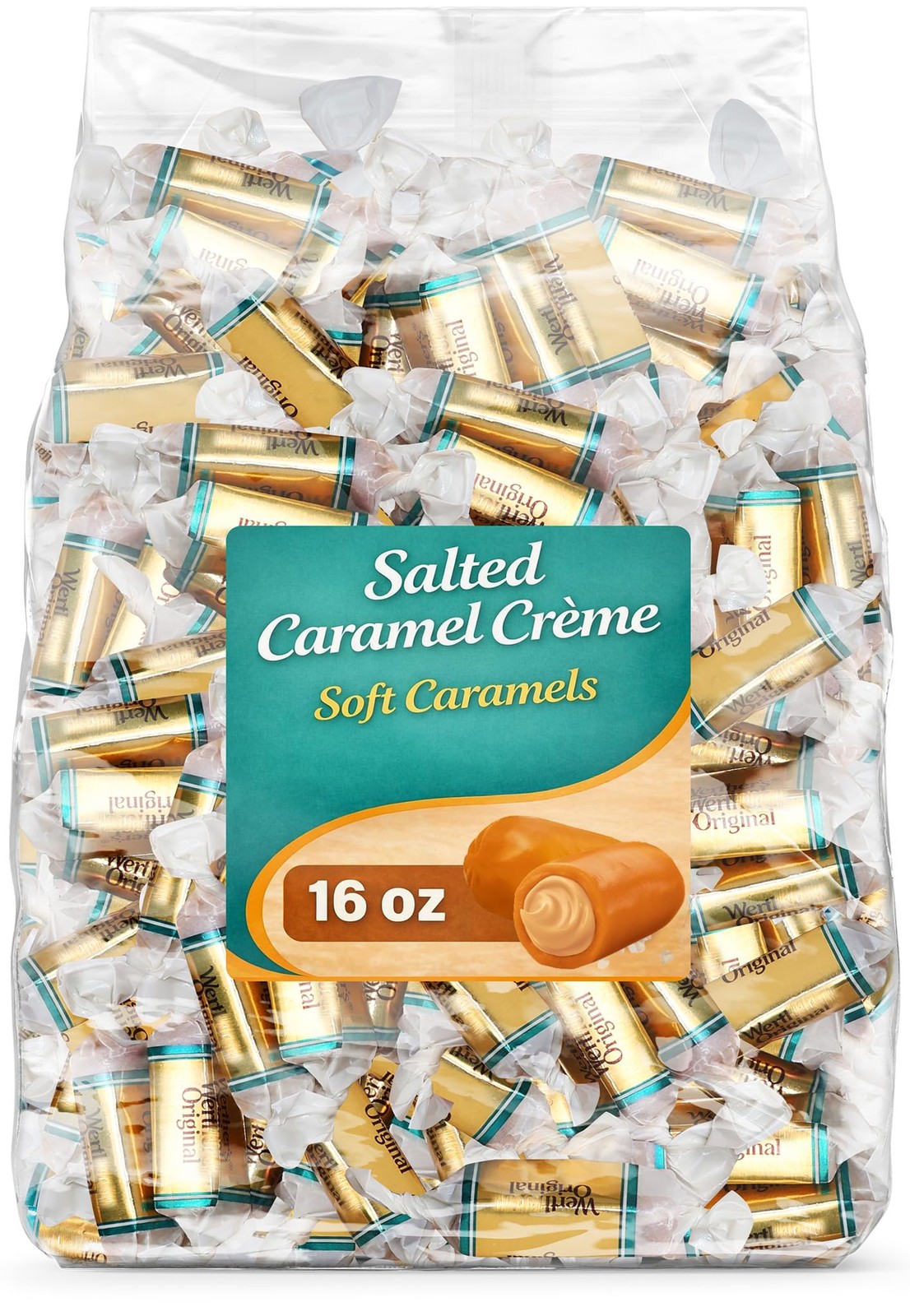 Salted Caramel Candy, Sea Salt Caramels Individually Wrapped, Easter Basket S…