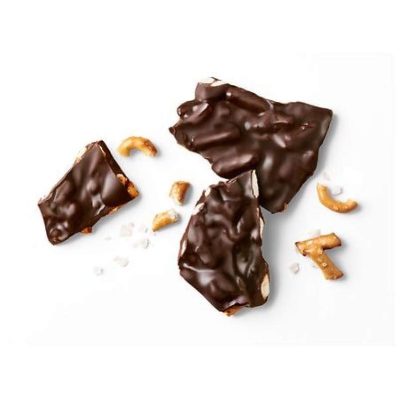 Snacking Chocolate, Bag Dark Chocolate, Pretzel and Sea Salt 4.7 oz