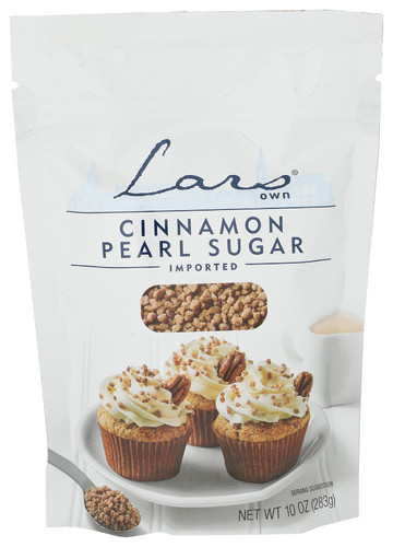 Lars Own Sugar Pearl Cinnamon 10 oz (Pack of 6)