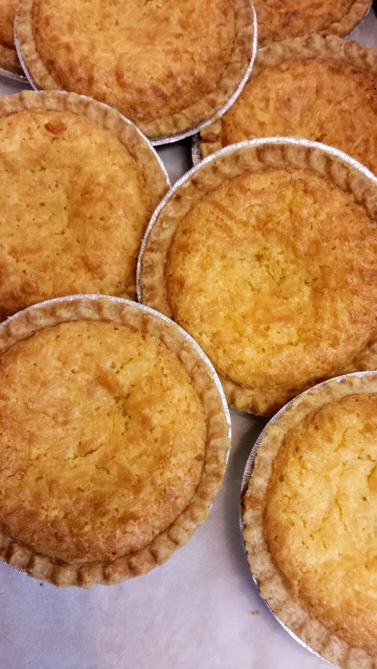 Coconut Custard Mini Tarts -Old Fashioned Handmade with Rich Creamy Filling