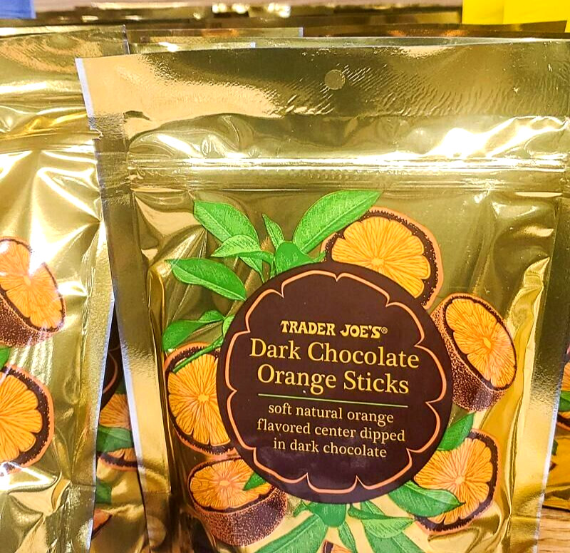 3 Packs Trader Joe’s Dark Chocolate Orange Sticks 10 oz Each Pack = 30 oz