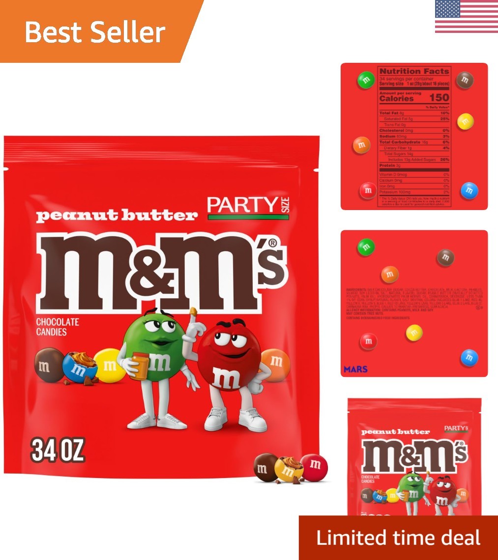 Delicious Peanut Butter Milk Chocolate Candy – 34 oz Ideal for Holiday Gifting