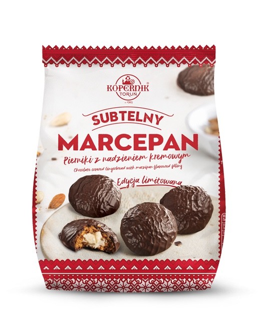 Kopernik gingerbread cookies DARK CHOCOLATE & MARZIPAN -150g/5.29 oz