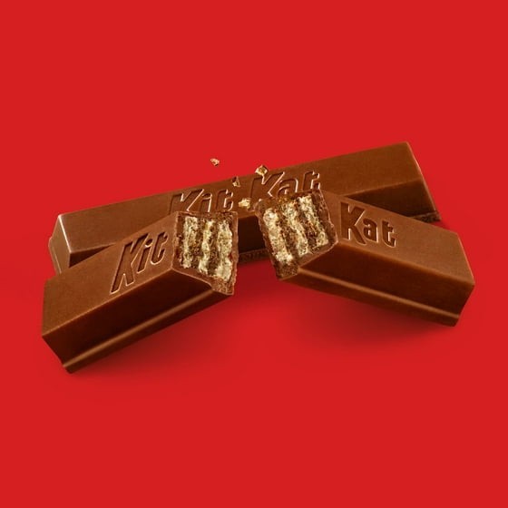 Kit Kat Milk Chocolate Wafer Candy, Snack Size, 10.78 oz Bag (Pack of 2)