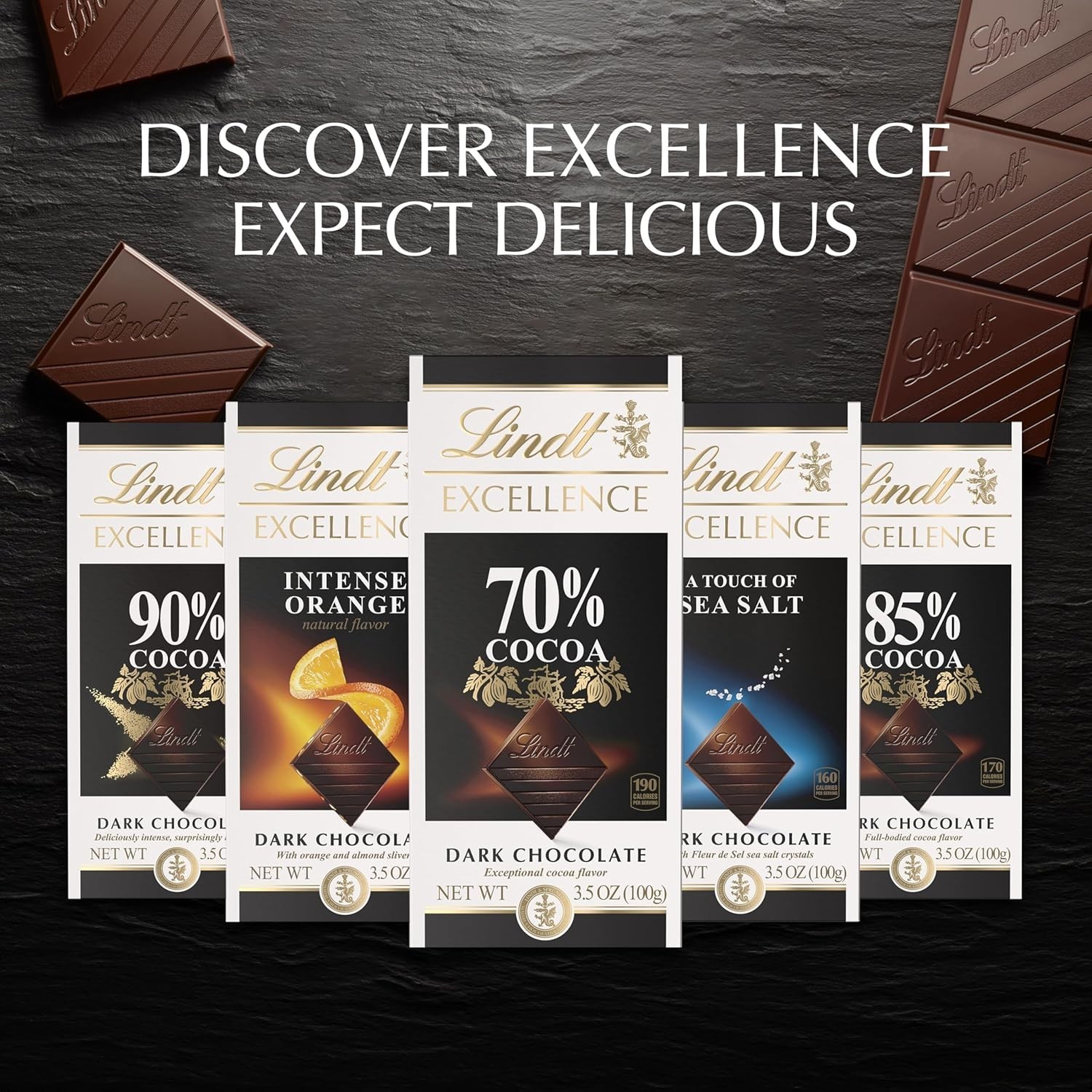 Luxurious EXCELLENCE 85% Cocoa Dark Chocolate Bar – Ideal for Baking & Gifts