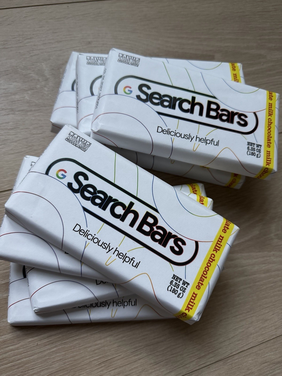 TONY’S Chocolonely AI Google Gemini Search Bar LIMITED EDITION Chocolate NEW
