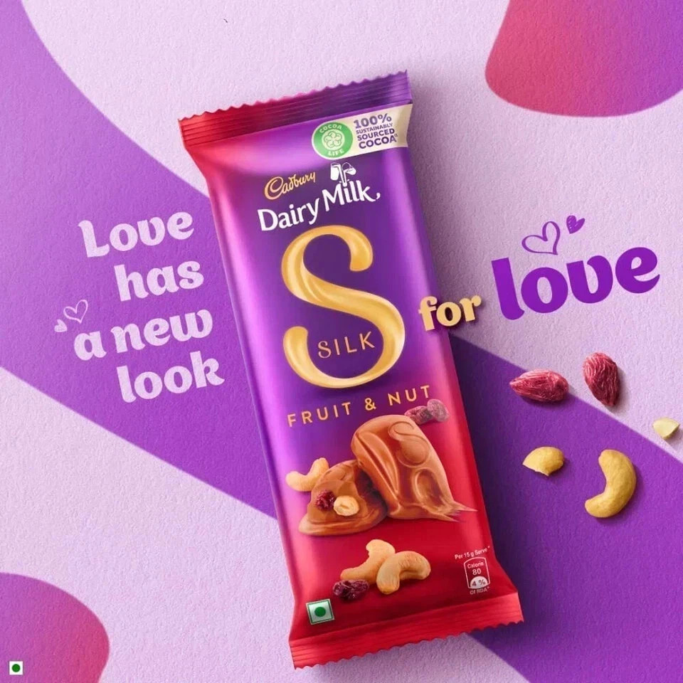 Cadbury Dairy Milk Silk Fruit and Nut Chocolate Bar, Free Shipping World Wide