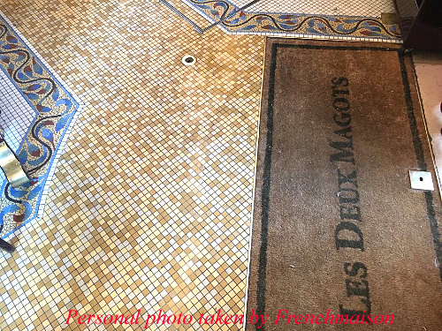 6 Les Deux Magots French St Germain Left Bank Paris Cafe Dark CHOCOLATE SQUARE