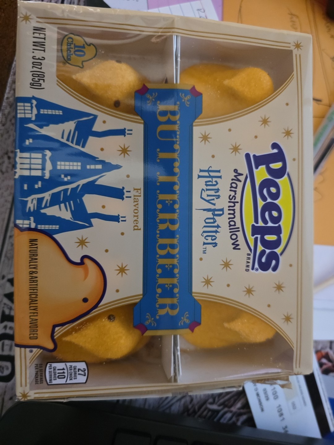 5 Paxks 10 ct per Box PEEPS x Harry Potter Butterbeer Chicks Fun Easter Candy