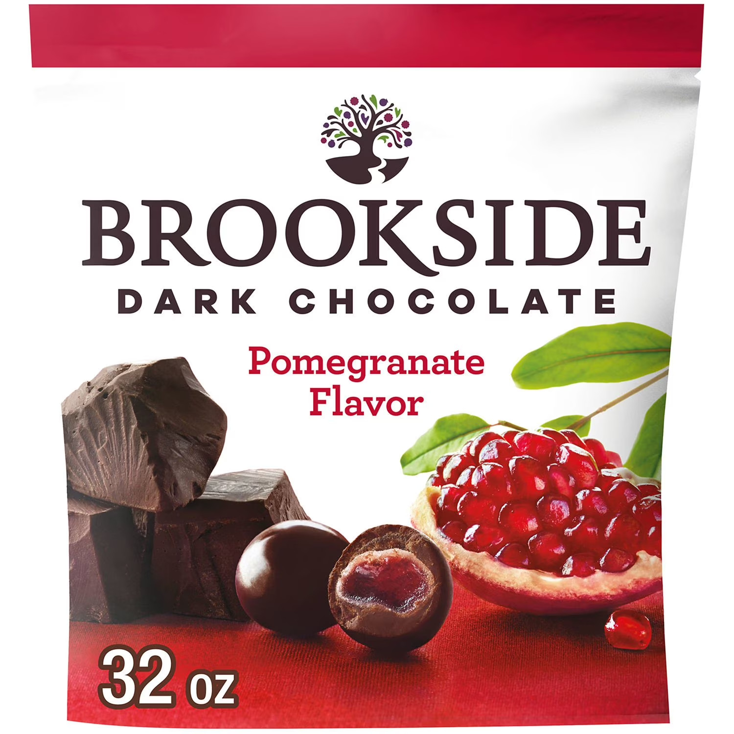 BROOKSIDE Dark Chocolate Pomegranate Flavored Chocolate, 32 oz. FREE shipping