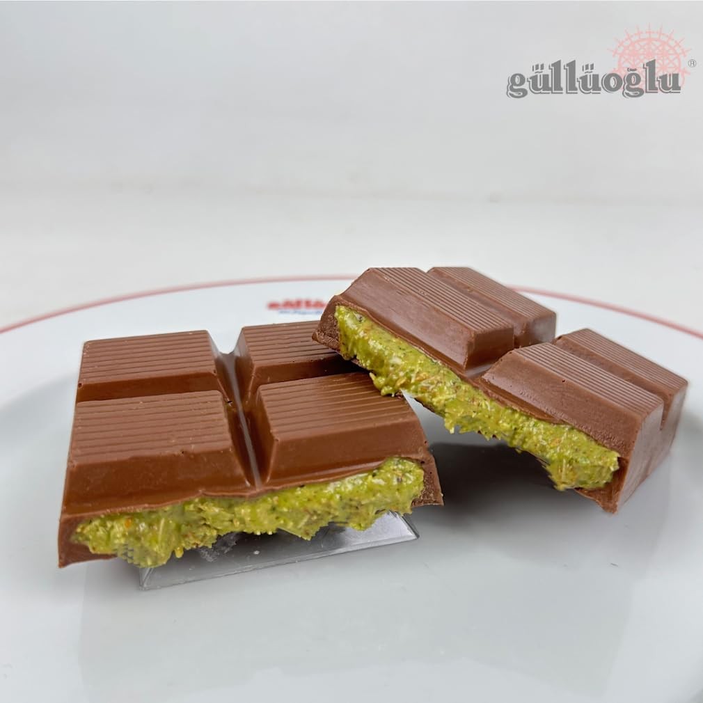 Dubai Chocolate Kunafa Pistachio, 200 gr (The Original), Daily Fresh Pack of 20