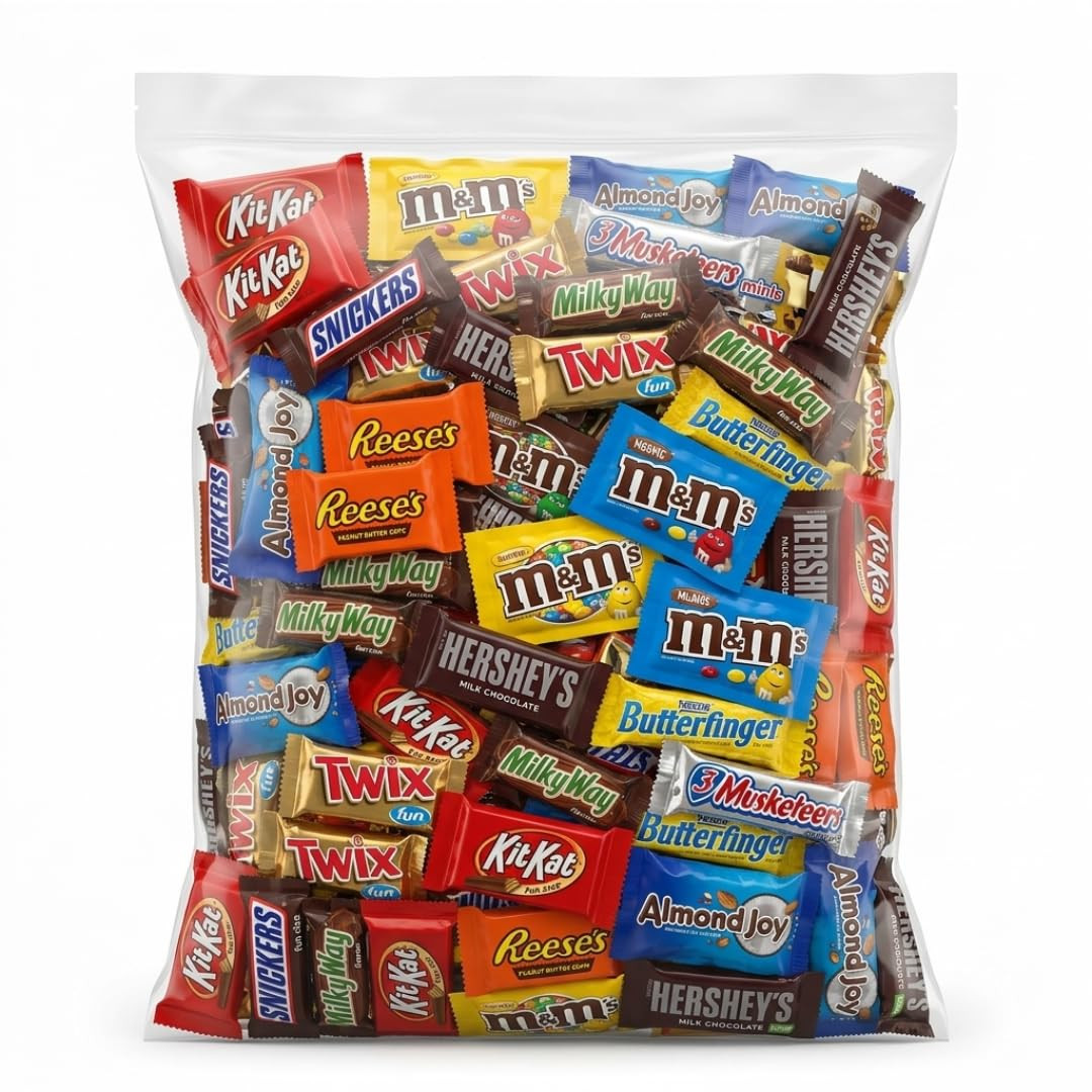 Ultimate Chocolate Lovers Bulk Candy Mix – Assorted Mini Bars – Perfect for Snac