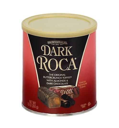 Brown & Haley 10 oz. DARK ROCA The Original Buttercrunch Toffee ** BB 10/2025 **