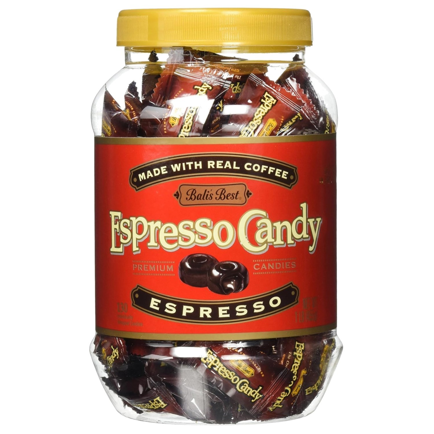 Espresso Filled Center Candy, Real Sumatran Coffee
