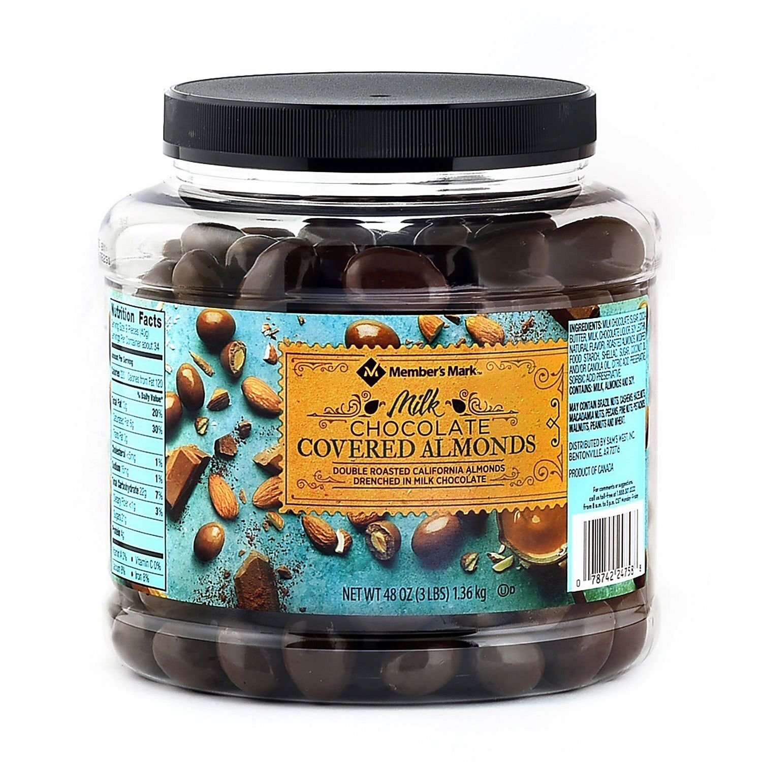 Member’s Mark Chocolate Almonds (48 oz.)