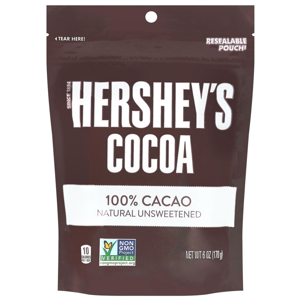 Hersheys, Cocoa 100% Cacao Natural Unsweetened, 6 Ounce