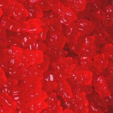 Candy Retailer Cherry Gummy Bears 1 Lb