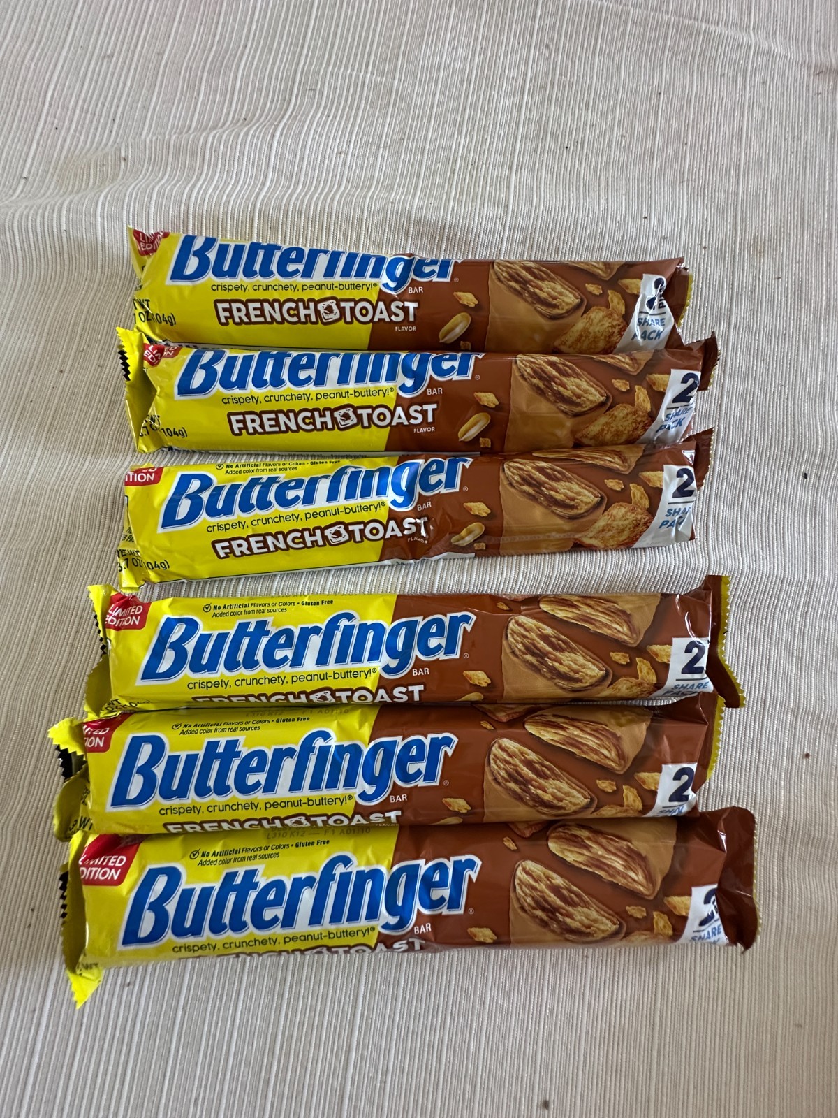 6x Butterfinger French Toast shareable pack 3.7oz