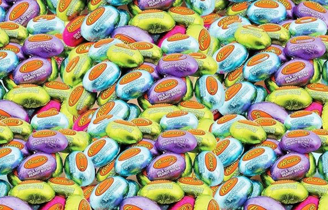 Reese’s Peanut Butter Eggs Mini Milk Chocolate Pastel Easter Bulk 2 LB