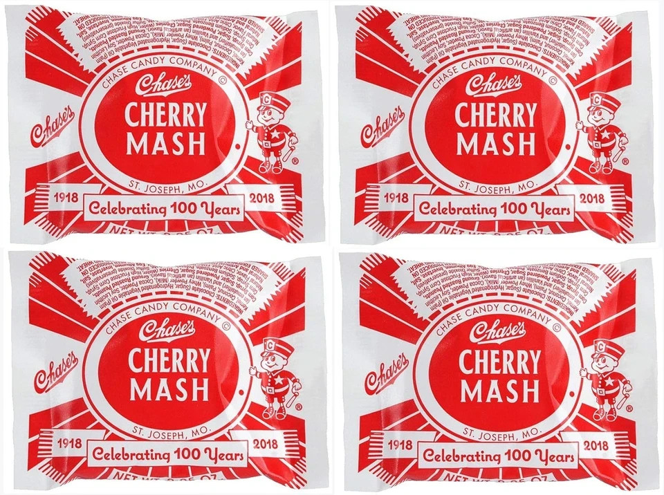 Cherry Mash Candy Bars 2.05oz 4 Pack