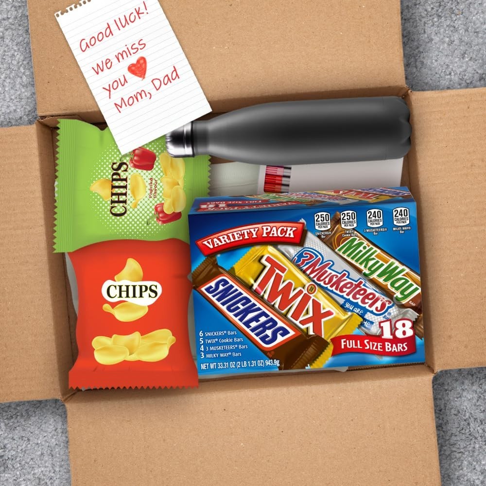 SNICKERS, TWIX, MILKY WAY & 3 MUSKETEERS Individually Wrapped Variety Pack Fu…