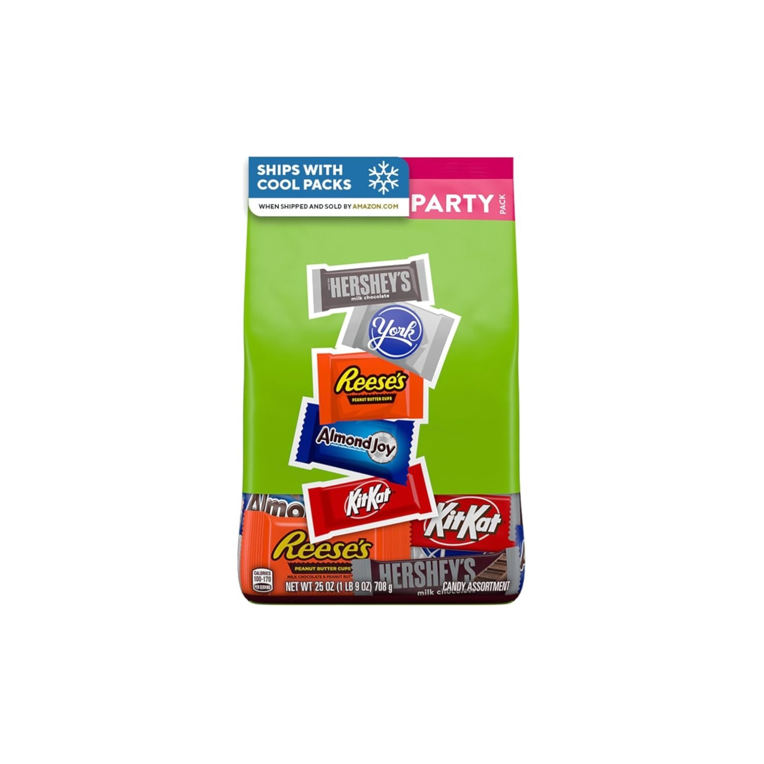 25 oz Hershey Assorted Chocolate Variety Pack for Party Fun & Celebrations