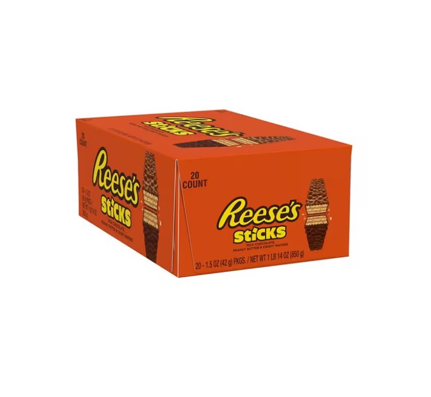 REESE’S STICKS Full Size Peanut Butter Wafer Bars 20 Pack 1.5 oz
