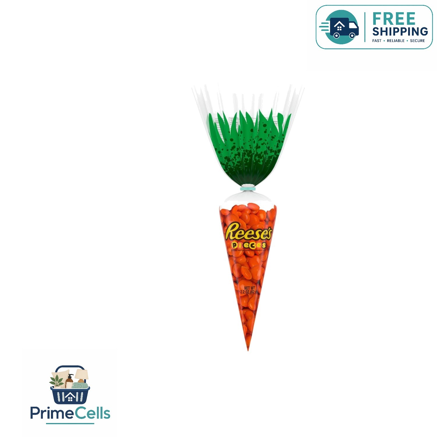 Peanut Butter Crunchy Carrot Candies – 2.2 oz Ideal for Easter Celebrations