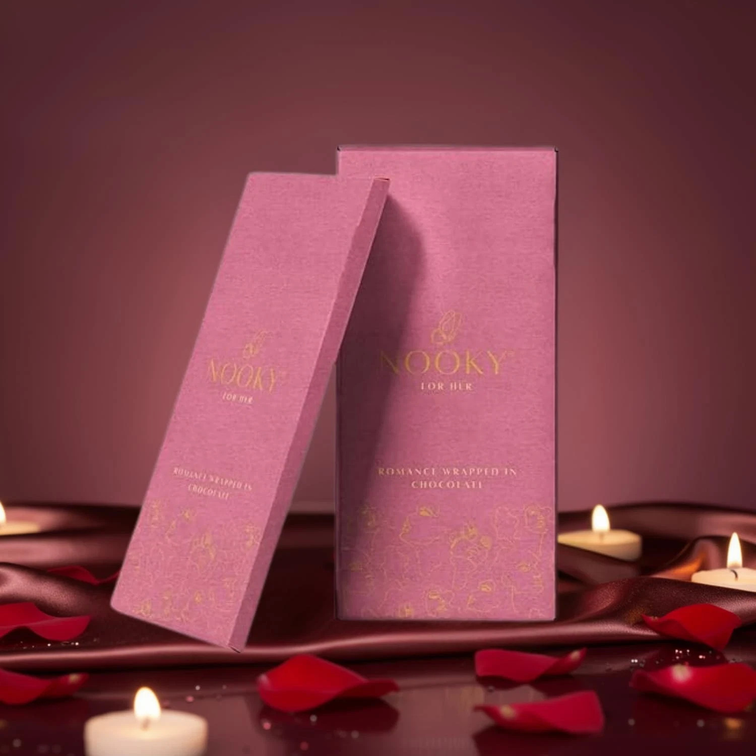Nooky Dark Chocolate Bars For Her | Luxurious Dark Chocolate 58 Gram
