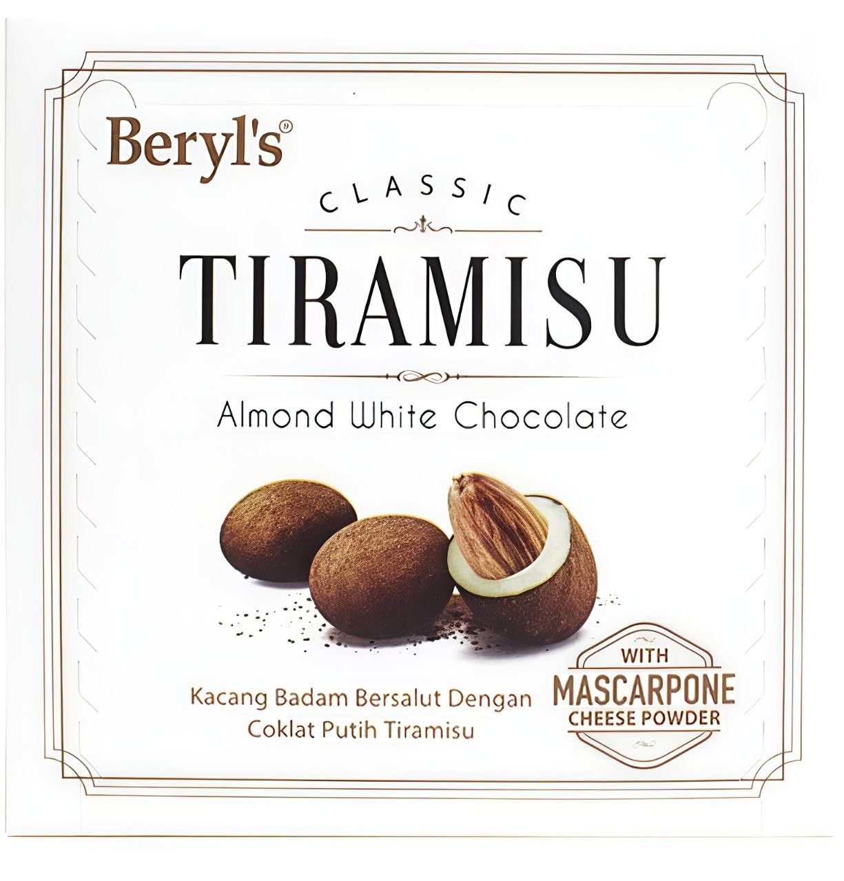 Beryls Tiramisu Chocolates Gift Set 300g Assorted Milk White Candy Box Halal New