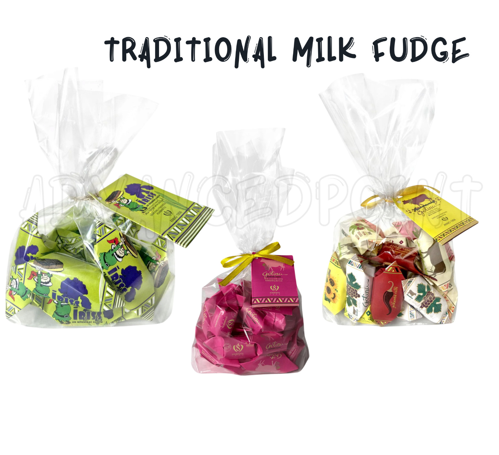Skriveru Gotina Latvian Milk Fudge Candy 300g-500g Choose Your Favorite Flavor