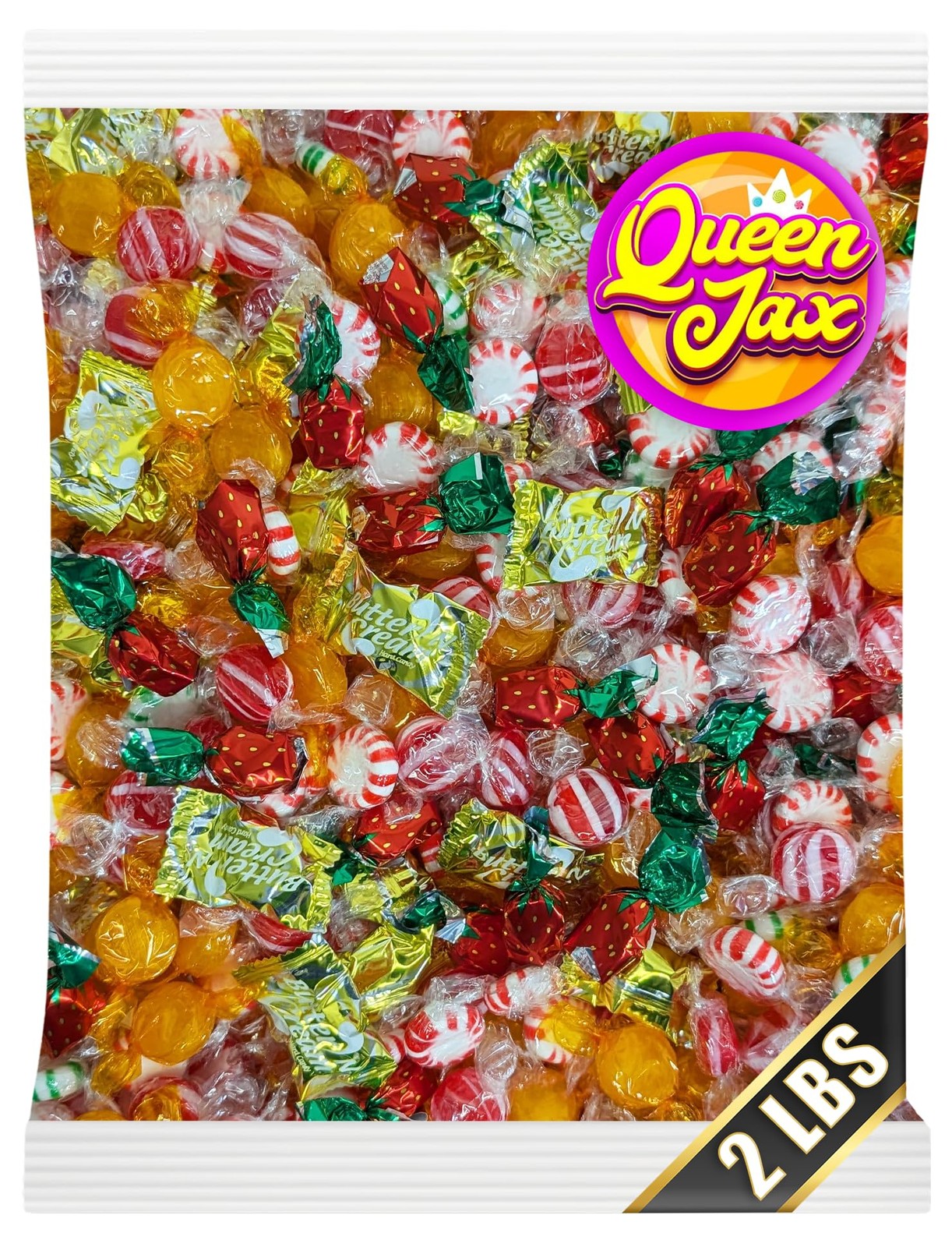 Bulk Hard Candy Individually Wrapped – 1 Lb Hard Candy Mix, Perfect for Parties,