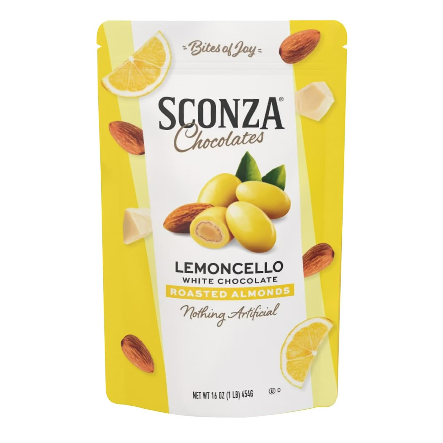 Lemoncello Almonds, 16 Oz.