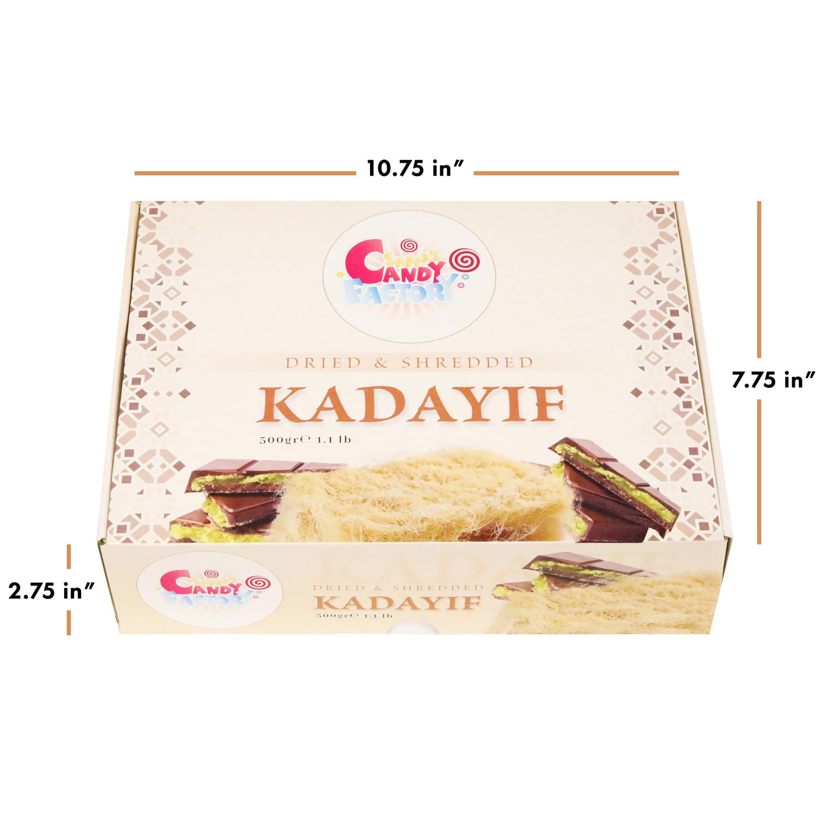 Premium Dried & Shredded Kadayif 500gr (17.6 oz) for Dubai Chocolate Fillo Do…