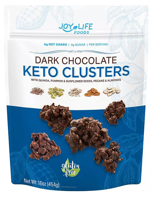 Joy Life Foods Dark Chocolate Keto Cluster 16 oz