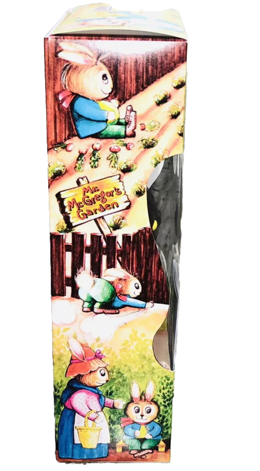 Happy Easter Palmer 8” Milk Chocolate Bunny W Peter Rabbit Story Book-NEW