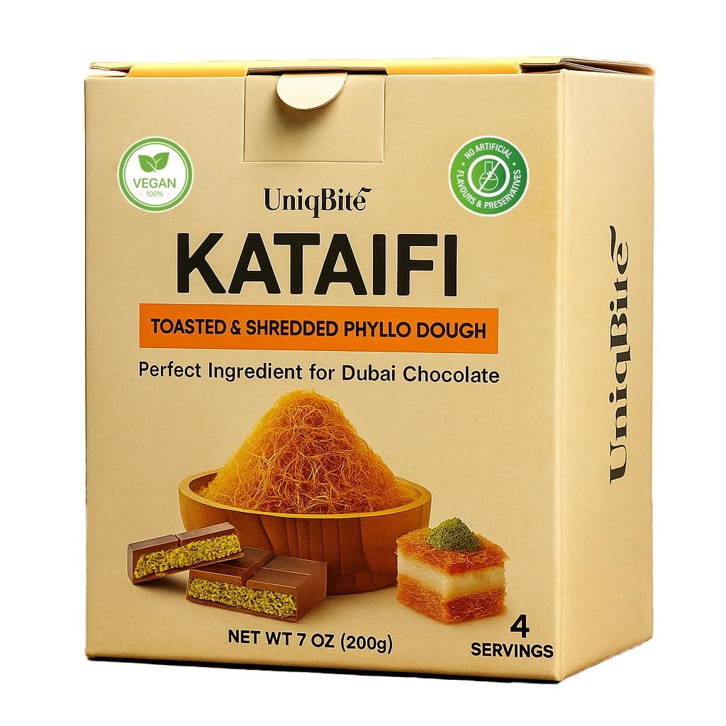 Toasted Kataifi Pastry for Dubai Chocolate | 7 oz (200g) | Ready to Use Crisp…