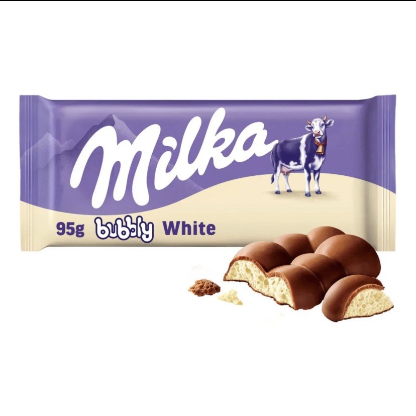 Milka Bubbly White 15 Pack 95g Each