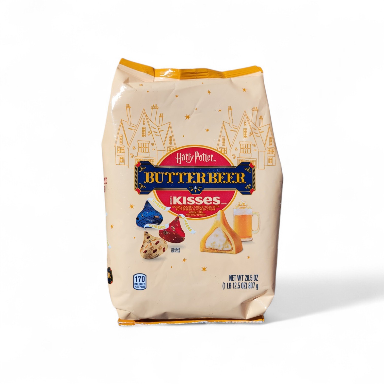 Hershey’s Kisses HARRY POTTER BUTTERBEER Chocolate 28.5 oz Bag Limited Edition