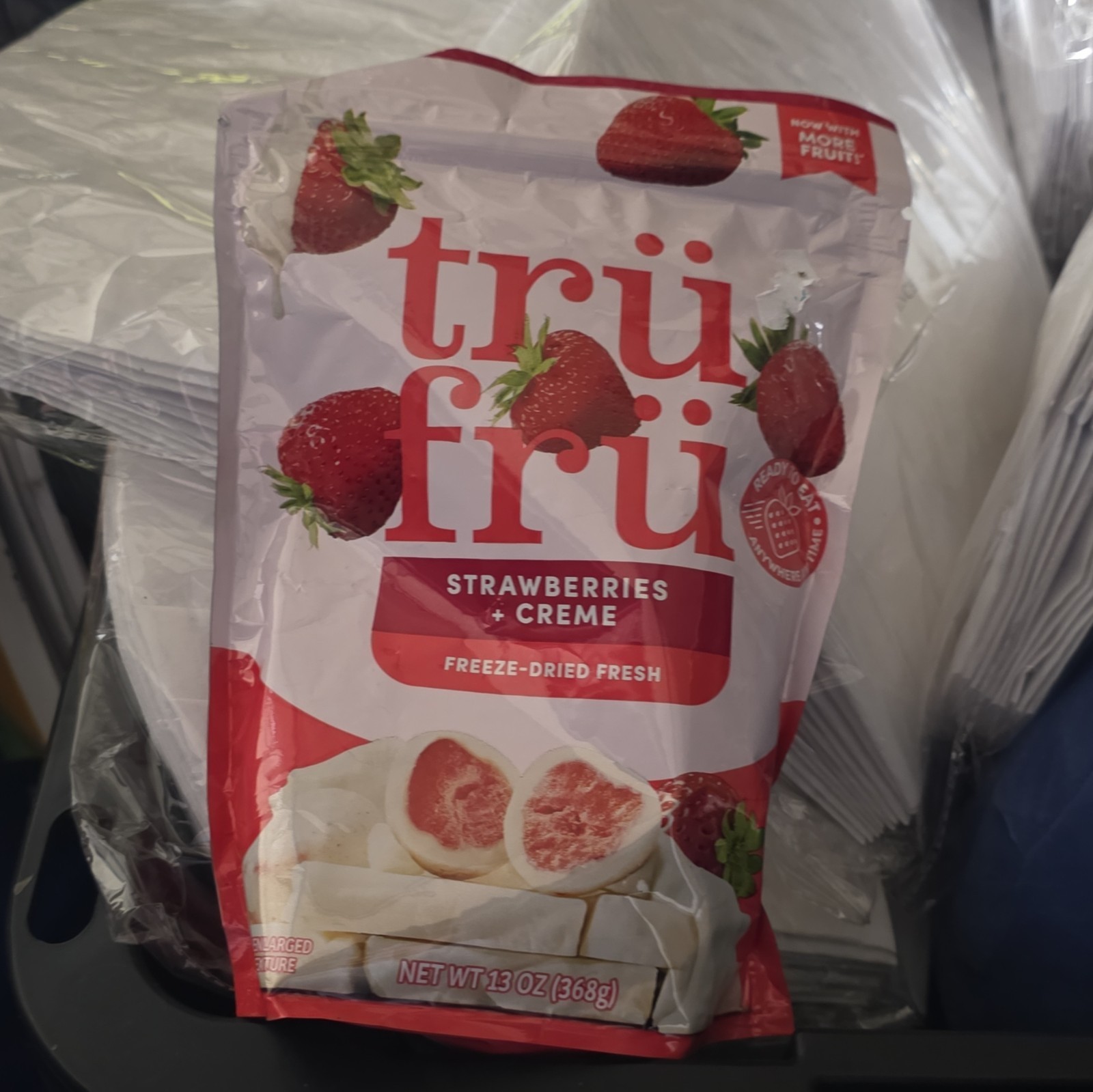 Tru Fru freeze-Dried Real Strawberries White Chocolate 13 oz 5/1/27 exp