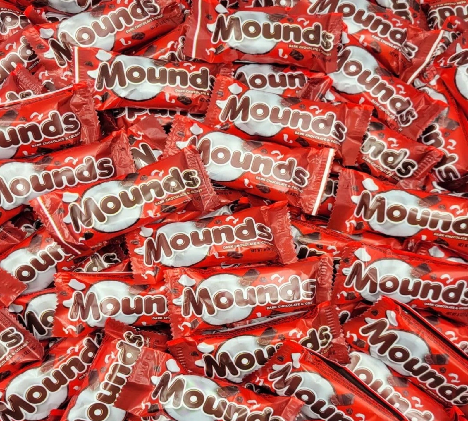 MIX Mounds Dark Chocolat Coconut Caramel BAR & Almond Joy MINI BAR In Pounds Bag